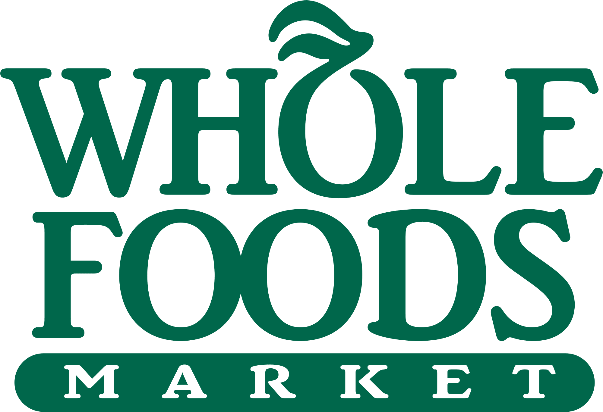 A green logo for whole foods market