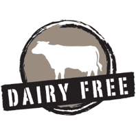 A dairy-free food label